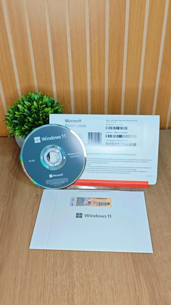 Windows 11 Pro OEM 32/64 Bits - DVD Mídia Física
