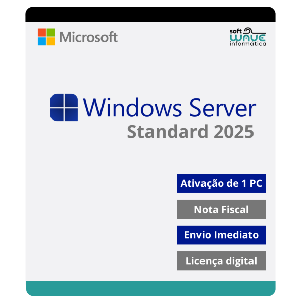 Windows Server 2025 Standard - Licença Digital