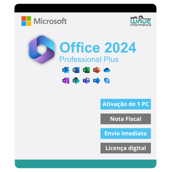 Microsoft Office 2024 Professional Plus - Licença Digital